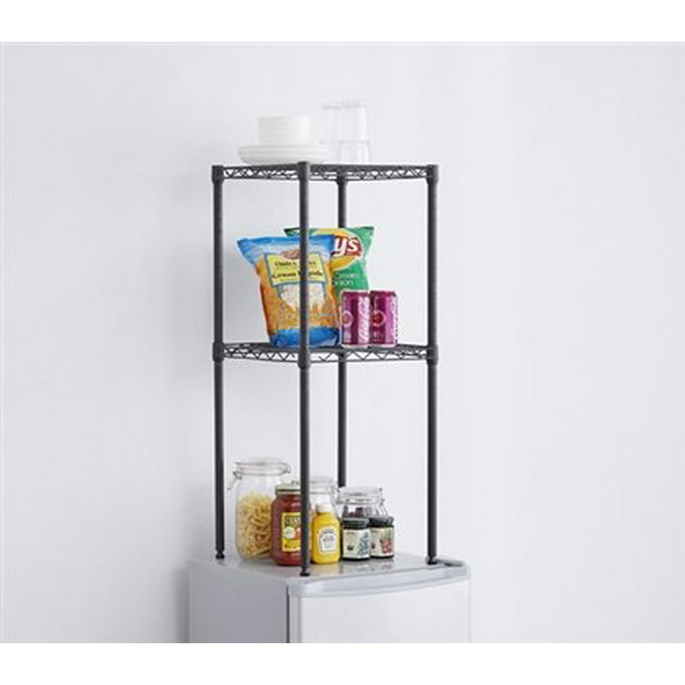 Suprima MiniFridge Organizer Shelves Gunmetal Gray
