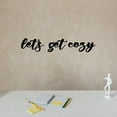 thumbnail image 5 of Handmadetneonsign Lets Get Cozy Words Metal Wall Art Light, Letters Quote Sayings Metal Sign Wall Decor, Home Metal Decor, 5 of 5