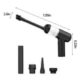 thumbnail image 3 of Danhjin Mini Vacuum Multifunctional Powerful Blowing Home Handheld Blowing Vacuum Cleaner,, USB Charging, For Car Cleaning Kitchen Appliances, 3 of 7