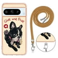 thumbnail image 4 of TECH CIRCLE For Google Pixel 6a Case,Stylish Pattern Soft Slim Thin Silicone TPU Girls Boys Women Men Case Shockproof Protective Phone Case with Strap for Google Pixel 6A 5G 6.1" 2022,Dog, 4 of 7