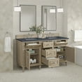 thumbnail image 4 of James Martin Vanities 424-V60d-3Csp Lorelai 60" Double Basin Wood Vanity Set - Mid-Century, 4 of 7