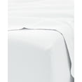 thumbnail image 2 of King Size Flat Sheet Only - 1000-Thread-Count Pure Percale Cotton Single Oversized Flat Sheet, 1000TC Soft Breathabel Percale Weave - White Color, 2 of 6