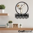 thumbnail image 3 of Craftnamesign Custom Metal Karate Medal Hanger Wall Art, Medal Display Awards Sign, Gift For Her, 3 of 4