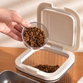 thumbnail image 3 of Airtight Food Storage Container 2L/3L Dry Food Puppy Cat Kibble Dispenser Bird Storage Kitchen Pantry Transparent Airtight Cat And Food Storage Container Kibble For Pantry, 3 of 4