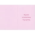 thumbnail image 2 of Designer Greetings White Chalice, Stalks of Wheat and Pink Silhouette of Girl Package of 8 First Communion Thank You Notes for Girl, 2 of 2