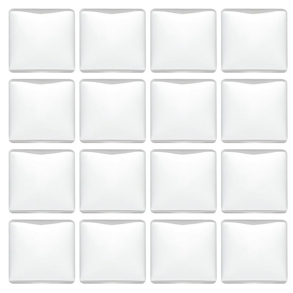 Uxcell Transparent Glass Cabochons, 36Pcs 12x12mm Square Shaped Glass Dome Tiles