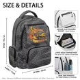 thumbnail image 5 of Kuiaobaty Truck Print Backpack for Boys 8-12 Ink Splashed Print Backpack with Bottle Holder Lightweight Bookbags Laptop Bag for School, 5 of 7