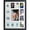 Black/White, variant on Graduation School Years K-12 Day Collage Wood with Double Mat Photo Frame White/White