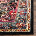 thumbnail image 3 of SAFAVIEH Cherokee Abby Traditional Area Rug, Black/Blue, 5'1" x 7'6", 3 of 6