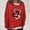 Red, variant on Tawop Sweatshirts Pullovers Women Tops Womens Sweatshirts Crew Neck Long Sleeve Graphic Solid Heart Thin Pink M