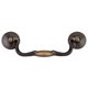 thumbnail image 1 of Centros de manija de tirador de cajón de latón envejecido satinado: 4-1/2 "" - Gabinete antiguo Armario vintage Hardware de reproducción de escritorio antiguo | Bp12-Dab (1), 1 of 3