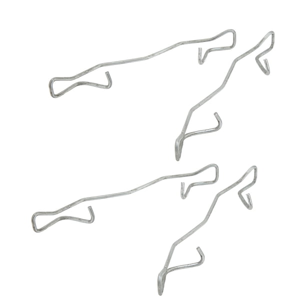 Resorte de retorno del freno de tambor trasero, 4 piezas Resorte de pinza de freno trasero Resorte de pinza de freno de disco trasero Resorte de hardware Diseño revolucionario