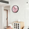 thumbnail image 6 of Voice Activated Clock with Glow Light 12 Inch Large Silent Wall Clock Battery Operated for Home Decor Pink Heart-shaped Balloons, 6 of 8