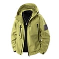 thumbnail image 5 of PNTUTB Men's Full Zip Hooded Drawstring Jacket Fashion Casual Loose Comfort Lightweight Waterproof Windbreaker Outdoor Sporty Coat with Zip Pockets, 5 of 7