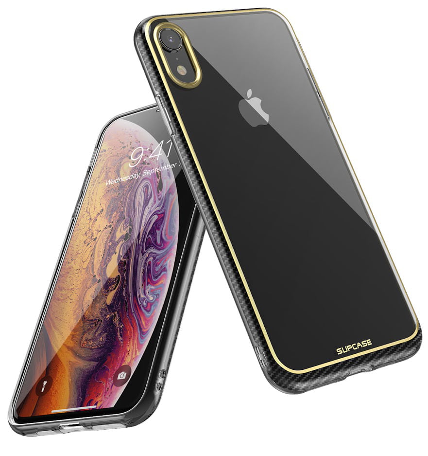 Blue Frame Supports Wireless Charging for the 6.1 inch iPhone XR ESR Clear Case for iPhone XR Slim Soft TPU Gel Case Flexible Silicone Cover