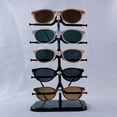 thumbnail image 5 of 5/10 Pairs Glasses Display Stand Sunglasses Rack Shelf Eyewear Eyeglasses Frame Organizer Show Holder Tray 5 Layer Space Saving, 5 of 10