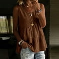 thumbnail image 6 of Spaghetti Strap Tank Tops Plus New Women's Linen Sleeveless Tops Round Neck Loose Fits Casual Tank Tops Summer Lightweight Ruffle Hem Daily Comfy Camisole, 6 of 7