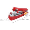 thumbnail image 3 of Dsseng Sewing Machine Machine Handy Manual Portable Cordless Stitcher Handheldstitching Quick Sew Diy Handheld Hand Crafting, 3 of 10