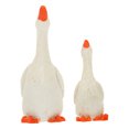 thumbnail image 3 of 2 Pcs Statue de Canard en Résine Figurine Animale Statue de Bureau en Résine Décoration Artisanale, 3 of 7