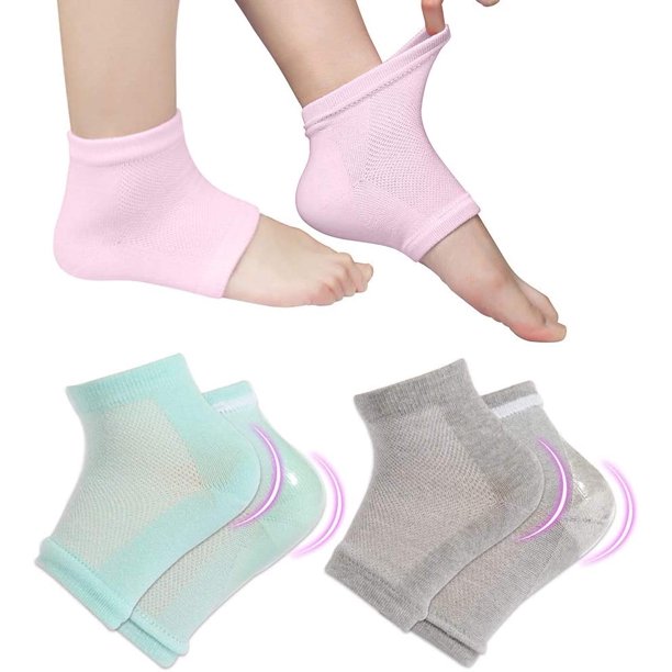 Vented Moisturizing Gel Heel Sleeves (Skin Softening Footcare