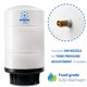 thumbnail image 3 of iSpring T20M Tanque Prepresurizado de 20 Galones para Sistemas de Ósmosis Inversa (RO) con 14 Galones de Capacidad de Almacenamiento de Agua, 20, Blanco, 3 of 5