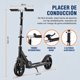 thumbnail image 3 of Patinete Plegable Ajustable con Freno, Plataforma Antideslizante para Niños y Adultos, 3 of 7
