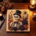 thumbnail image 5 of Halloween Pearl Diamond Painting Art Kit with Frame for Adults & Beginners, Gemstone Diamond Dots Beads Painting for Home Wall Decor Halloween, 5 of 6