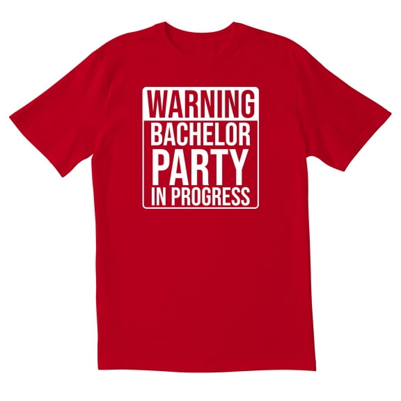 TotallyTorn Warning Bachelor Party Novelty Sarcastic Funny Men's T Shirts