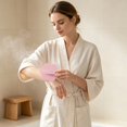 thumbnail image 6 of 1 Pc Silicone Body Scrubber Gentle Exfoliating Brush on Sensitive Skin Soft Shower Scrubber for Body, Hygienic Silicone Loofah Bathroom Essentials Brush for Women, Men, 3.93 Inch, Pink, 6 of 6