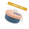 thumbnail image 2 of AURARMLET Silicone Bar Soap Holder Travel Case with Lid for Bathroom and Camping, 2 of 8