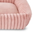 thumbnail image 3 of Vibrant Life Medium Thick Corduroy Plush Bolster Dog Bed, Pink, 21" x 27", 3 of 6