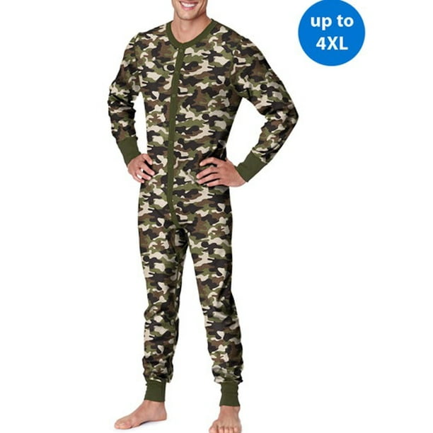 hanes camo thermal