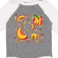 thumbnail image 4 of Inktastic Peach Fruit Party Boys or Girls Long Sleeve Baby Bodysuit, 4 of 5