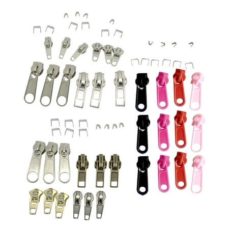 20 Pcs Zipper Pull Tabs Replacement Heavy Duty Zip Fixer Zipper