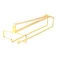 thumbnail image 1 of Wine Glass Rack, Under Cabinet Metal Wine Glass Holder, Stemware Rack, Hanging Wine Glass Stroage Rack Organizer-A, 1 of 5