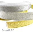 thumbnail image 3 of Elegant Craft Projects, Metallic Glitter Ribbon For Diy Home Decor, Soft Shiny Texture, Multifunctional Ribbon, Compact Sewing, Perfect For Gift, 3 of 5