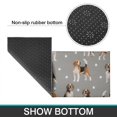 thumbnail image 6 of Beagle and Dog Footprints Kitchen Rugs Sets Of 2,Anti Fatigue Kitchen Mat Rugs Non Slip Washable,Decorative Kitchen Floor Mats for Kitchen,Sink,Laundry,17"x30"+17"x47", 6 of 7