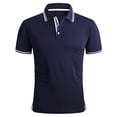 thumbnail image 5 of Afdoent Golf Polo Shirts For Men Shirt Short Sleeve Breathable Tennis Summer Leisure Sports Polo Shirts Classic, 5 of 9