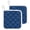 Blue, variant on Burnt Orange Pot Holders for Kitchen Heat Insulation Potholder,Kitchen Pot Holders Sets Washable Oven Hot Pads Terry Cloth Trivet for Cooking Fall Autumn Thanksgiving Farmhouse Solid Color 2 Pack