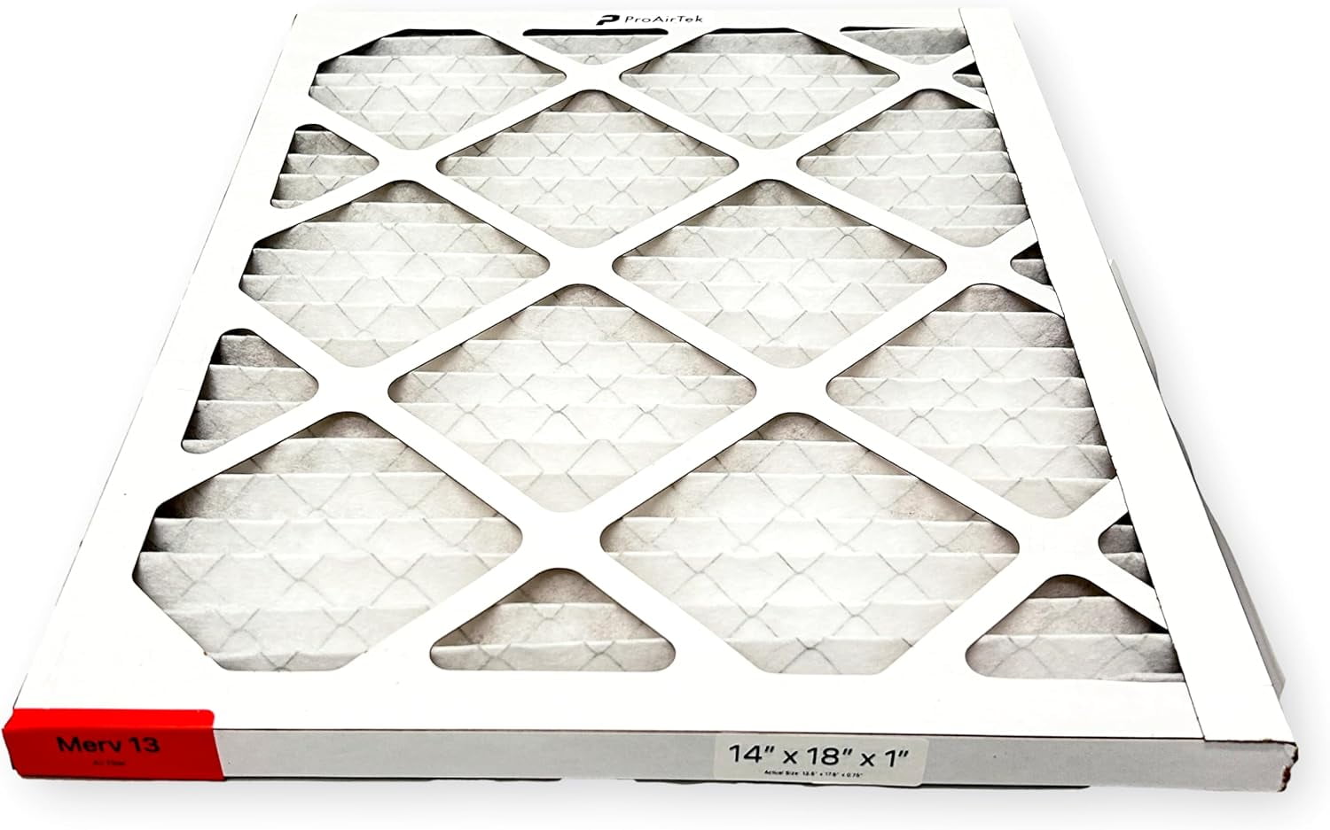 Proairtek AF14181M13SWH Model 14x18x1 Pack of 4 Air Filters, MERV 13; Ideal for Anyone Wanting Clean, Crisp Air in Their Home