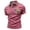 Hot Pink, variant on Rainbow Graphic Pride Polo Shirt for Men, LGBTQ+ Equality Short Sleeve Casual Crewneck Top