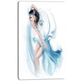 thumbnail image 3 of Design Art - Danseuse Femme en Robe Bleue, 3 of 4