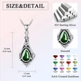 thumbnail image 5 of Urn Necklace for Ashes 925 Sterling Silver with May Birthstone Cremation Jewelry Keepsake Ashes Pendant Necklace Memorial Jewelry for Women Loved One, 5 of 10