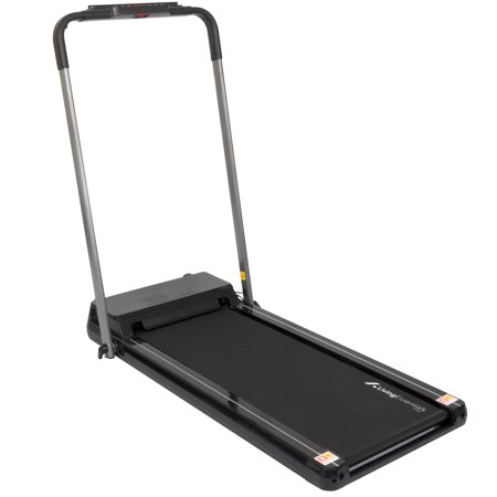 Gamma Fitness Foldable Treadmill, Electrical Running Machine 15" Wide Tread Belt, 200 lbs