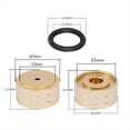 thumbnail image 2 of 4 Soportes Aislantes para Altavoces, de Aleación de Aluminio, con Almohadillas Amortiguadoras para Altavoces, CD y Amplificadores, Dorados., 2 of 6