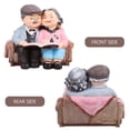 thumbnail image 3 of MLINS  Old Couple Miniature Cake Topper Decorations Elderly Figurines Ornaments Baby, 3 of 8