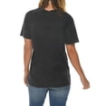 thumbnail image 4 of Ninja Logo Embroidered Unisex Lane Seven Ring Spun Cotton Vintage Short Sleeve Crewneck Tee Shirt - Vintage Black 3XL, 4 of 4