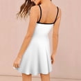 thumbnail image 4 of asddcavvf Dresses for Women Women's Fashionable Spring and Summer Solid Color Adjustable Strap Strap, 4 of 6