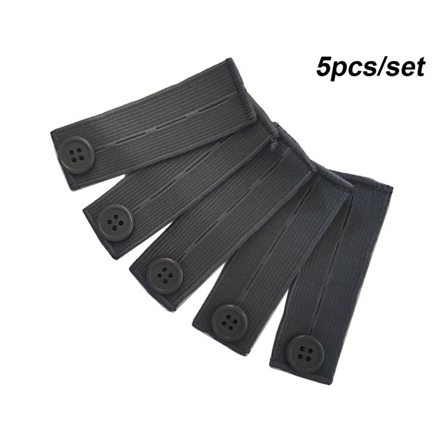 Belly Band Comfortable Maternity Pants Extender Pant Button Extenders Waistband Clothes Extension Washable Jeans Accessory deep gray