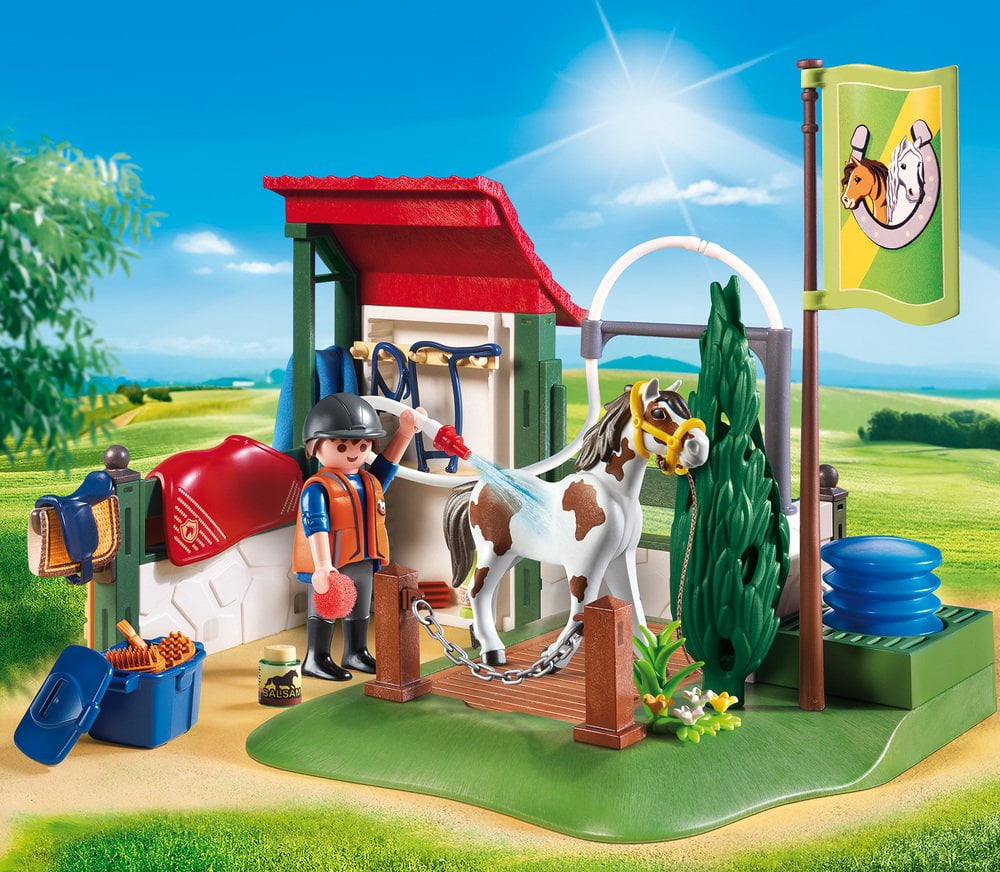 PLAYMOBIL Country 5225 Horse Care Station W Blacksmith for sale online 
